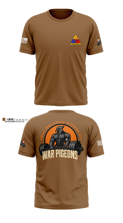 261st War Pigeons Short Sleeve Performance Shirt - 103