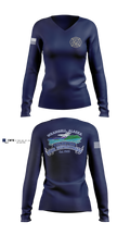 Wrangell Volunteer Fire Department Women's Long Sleeve V-neck Shirt - 6