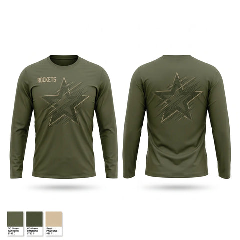 Long Sleeve Performance Shirt, Rockets, Baseball, Teamtime, Team time, sublimation, custom sports apparel, team uniforms, spirit wear, spiritwear, sports uniforms, custom shirts, team store, custom team store, fundraiser sports, apparel fundraiser