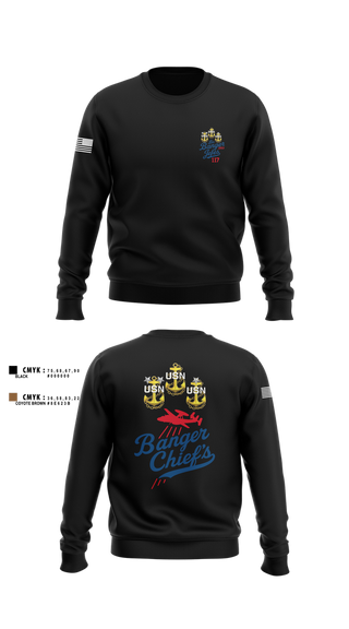 Crew Neck Sweatshirt, VAW-117, , Teamtime, Team time, sublimation, custom sports apparel, team uniforms, spirit wear, spiritwear, sports uniforms, custom shirts, team store, custom team store, fundraiser sports, apparel fundraiser