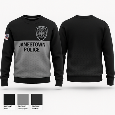 Jamestown Police 59981671 Crew Neck Sweatshirt - 1
