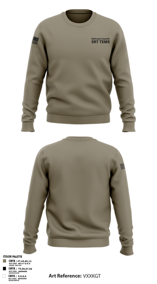 Crew Neck Sweatshirt, Natrona County SRT TEMS, , Teamtime, Team time, sublimation, custom sports apparel, team uniforms, spirit wear, spiritwear, sports uniforms, custom shirts, team store, custom team store, fundraiser sports, apparel fundraiser