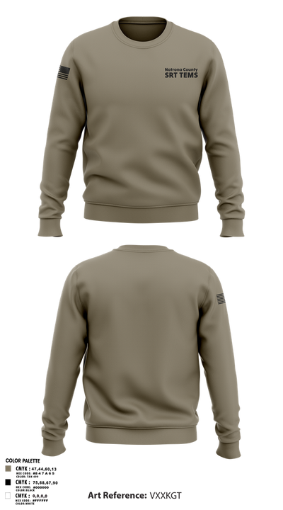 Natrona County SRT TEMS 24087220 Crew Neck Sweatshirt - 1