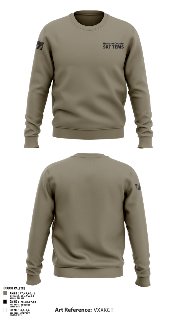 Crew Neck Sweatshirt, Natrona County SRT TEMS, , Teamtime, Team time, sublimation, custom sports apparel, team uniforms, spirit wear, spiritwear, sports uniforms, custom shirts, team store, custom team store, fundraiser sports, apparel fundraiser