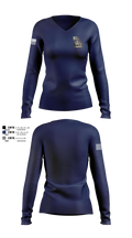 SAV I 38088846 Women's Long Sleeve V-neck Shirt - 101
