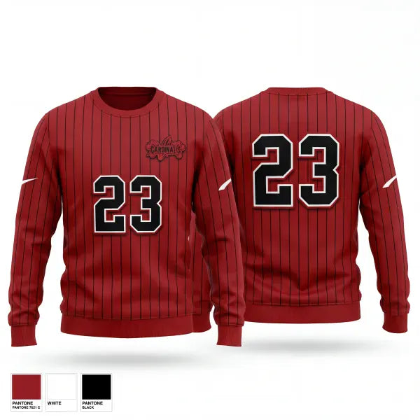 Crew Neck Sweatshirt, Raging Cardinals, Softball, Teamtime, Team time, sublimation, custom sports apparel, team uniforms, spirit wear, spiritwear, sports uniforms, custom shirts, team store, custom team store, fundraiser sports, apparel fundraiser