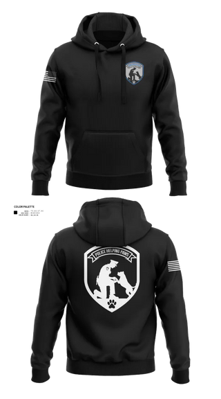 Hoodie, Police Helping Paws, , Teamtime, Team time, sublimation, custom sports apparel, team uniforms, spirit wear, spiritwear, sports uniforms, custom shirts, team store, custom team store, fundraiser sports, apparel fundraiser