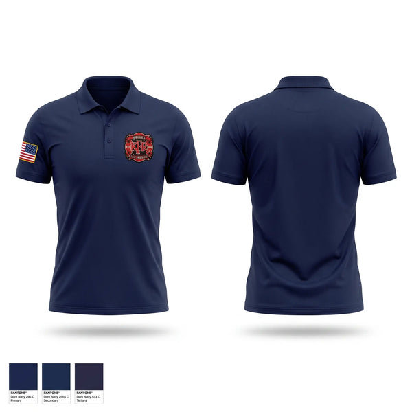 Short Sleeve Performance Polo, Southmayd Fire Dept., Fire Department, Teamtime, Team time, sublimation, custom sports apparel, team uniforms, spirit wear, spiritwear, sports uniforms, custom shirts, team store, custom team store, fundraiser sports, apparel fundraiser