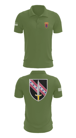Short Sleeve Performance Polo, 6/54th Security Force Assistance Brigade, , Teamtime, Team time, sublimation, custom sports apparel, team uniforms, spirit wear, spiritwear, sports uniforms, custom shirts, team store, custom team store, fundraiser sports, apparel fundraiser
