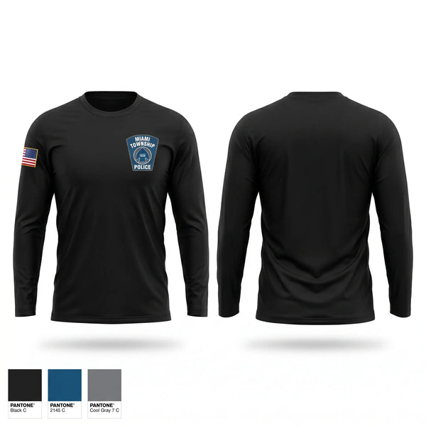 Long Sleeve Performance Shirt, Miami Township Police K9, Police, Teamtime, Team time, sublimation, custom sports apparel, team uniforms, spirit wear, spiritwear, sports uniforms, custom shirts, team store, custom team store, fundraiser sports, apparel fundraiser