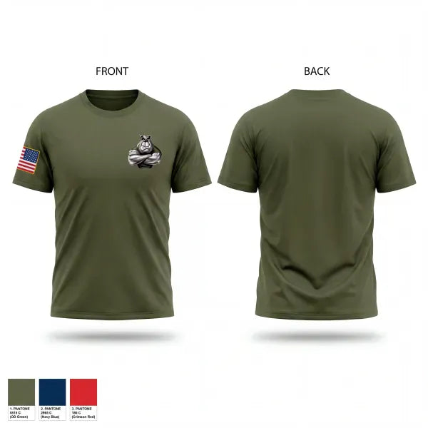 Old School Cotton Feel Shirt, Marine Cadets Iowa, Marines, Teamtime, Team time, sublimation, custom sports apparel, team uniforms, spirit wear, spiritwear, sports uniforms, custom shirts, team store, custom team store, fundraiser sports, apparel fundraiser