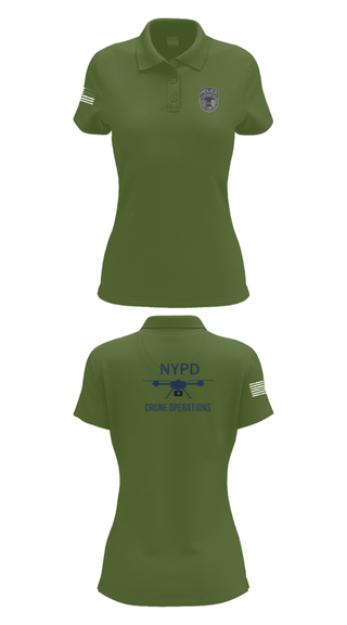 Women's Short Sleeve Performance Polo, NYPD TARU, Police, Teamtime, Team time, sublimation, custom sports apparel, team uniforms, spirit wear, spiritwear, sports uniforms, custom shirts, team store, custom team store, fundraiser sports, apparel fundraiser