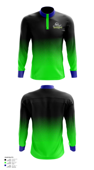 Quarter Zip Jacket, Boston Banshees, Football, Teamtime, Team time, sublimation, custom sports apparel, team uniforms, spirit wear, spiritwear, sports uniforms, custom shirts, team store, custom team store, fundraiser sports, apparel fundraiser