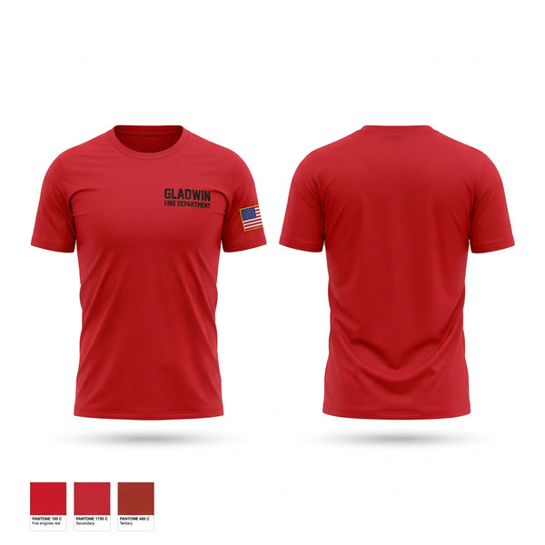 Short Sleeve Performance Shirt, Gladwin Fire Department, Fire Department, Teamtime, Team time, sublimation, custom sports apparel, team uniforms, spirit wear, spiritwear, sports uniforms, custom shirts, team store, custom team store, fundraiser sports, apparel fundraiser