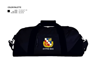 Duffle Bag, 317th ECC, Army, Teamtime, Team time, sublimation, custom sports apparel, team uniforms, spirit wear, spiritwear, sports uniforms, custom shirts, team store, custom team store, fundraiser sports, apparel fundraiser