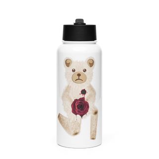 La’Rose 36827941 Stainless Steel Water Bottle with a Straw Lid
