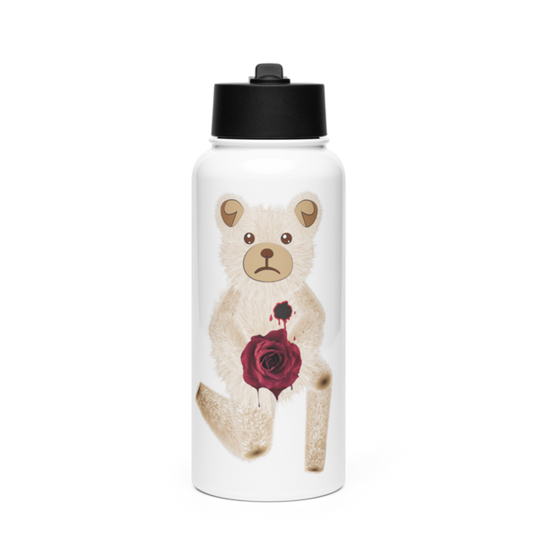 La’Rose 36827941 Stainless Steel Water Bottle with a Straw Lid