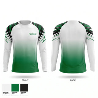 Long Sleeve Performance Shirt, Hunters, Men's Soccer, Teamtime, Team time, sublimation, custom sports apparel, team uniforms, spirit wear, spiritwear, sports uniforms, custom shirts, team store, custom team store, fundraiser sports, apparel fundraiser