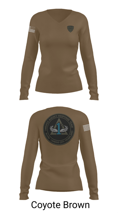 CART 71062698 Women's Long Sleeve V-neck Shirt - 16