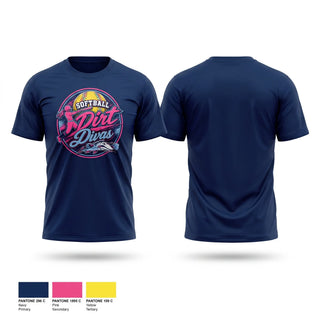 Short Sleeve Performance Shirt, Dirt Divas, Softball, Teamtime, Team time, sublimation, custom sports apparel, team uniforms, spirit wear, spiritwear, sports uniforms, custom shirts, team store, custom team store, fundraiser sports, apparel fundraiser