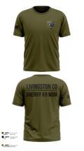 Livingston Co Sheriff K9 Short Sleeve Performance Shirt - 9