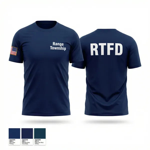 Short Sleeve Performance Shirt, Range Township, Fire Department, Teamtime, Team time, sublimation, custom sports apparel, team uniforms, spirit wear, spiritwear, sports uniforms, custom shirts, team store, custom team store, fundraiser sports, apparel fundraiser