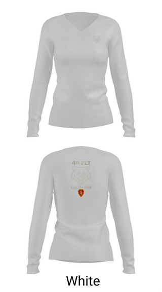 Womens Long Sleeve Vneck Shirt, C Co. 524 DSSB, Army, Teamtime, Team time, sublimation, custom sports apparel, team uniforms, spirit wear, spiritwear, sports uniforms, custom shirts, team store, custom team store, fundraiser sports, apparel fundraiser