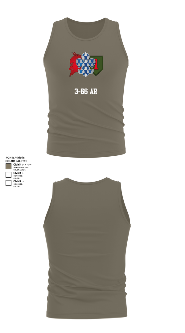 Tank Top, 3-66 AR, , Teamtime, Team time, sublimation, custom sports apparel, team uniforms, spirit wear, spiritwear, sports uniforms, custom shirts, team store, custom team store, fundraiser sports, apparel fundraiser