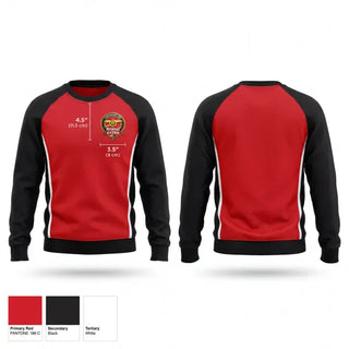 Crew Neck Sweatshirt, Region 1398 Arsenal, Men's Soccer, Teamtime, Team time, sublimation, custom sports apparel, team uniforms, spirit wear, spiritwear, sports uniforms, custom shirts, team store, custom team store, fundraiser sports, apparel fundraiser