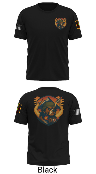 10th Field Hospital (FWD) 73609367 Old School Cotton Feel Shirt - 30