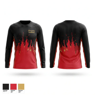 Phoenix Softball Long Sleeve Performance Shirt 1