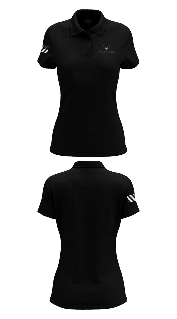 Womens Short Sleeve Performance Polo, Valley Vista Girls Soccer, Women's Soccer, Teamtime, Team time, sublimation, custom sports apparel, team uniforms, spirit wear, spiritwear, sports uniforms, custom shirts, team store, custom team store, fundraiser sports, apparel fundraiser