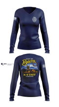 Bristol Tennessee Police Department K9 Unit 84290407 Women's Long Sleeve V-neck Shirt - 1