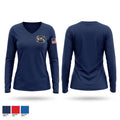 wamsutter fire department Women's Long Sleeve V-neck Shirt - 1