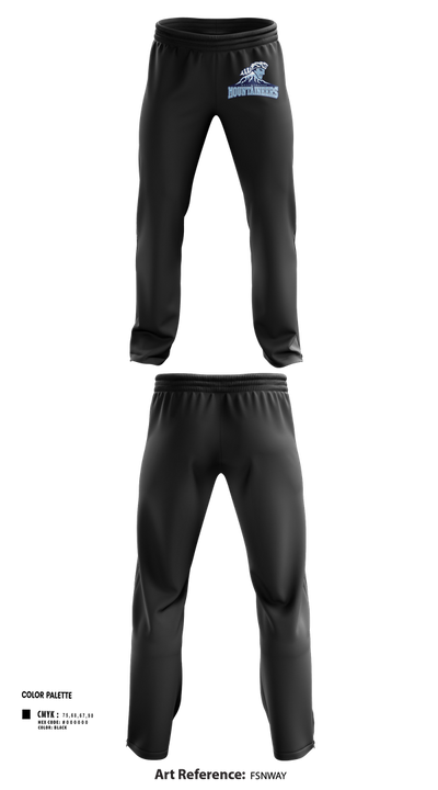 West Orange Mountaineers Basketball 93862172 Sweatpants - 43