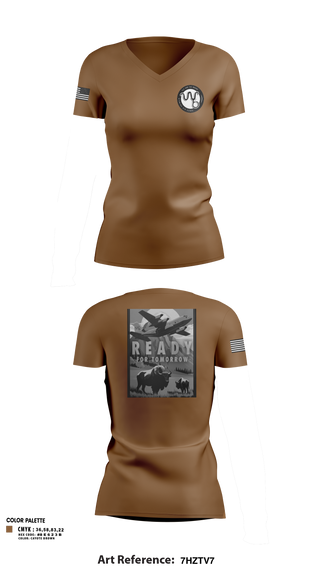 Womens Short Sleeve Vneck Shirt, 153rd R&R, Air Force, Teamtime, Team time, sublimation, custom sports apparel, team uniforms, spirit wear, spiritwear, sports uniforms, custom shirts, team store, custom team store, fundraiser sports, apparel fundraiser