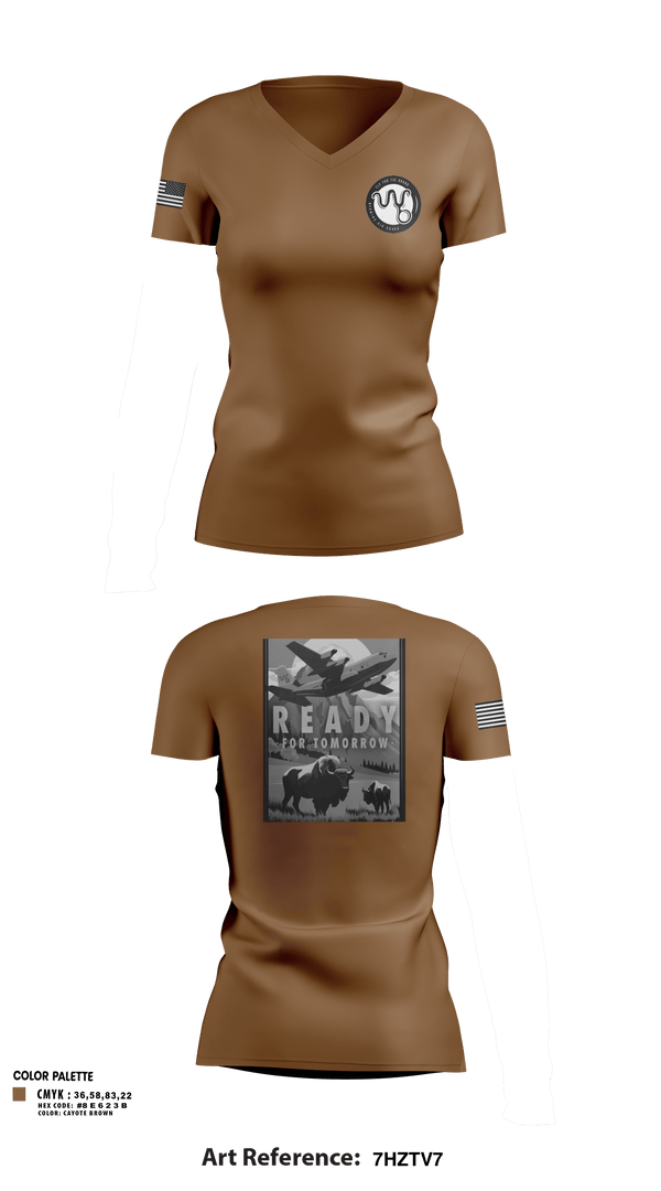 Womens Short Sleeve Vneck Shirt, 153rd R&R, Air Force, Teamtime, Team time, sublimation, custom sports apparel, team uniforms, spirit wear, spiritwear, sports uniforms, custom shirts, team store, custom team store, fundraiser sports, apparel fundraiser