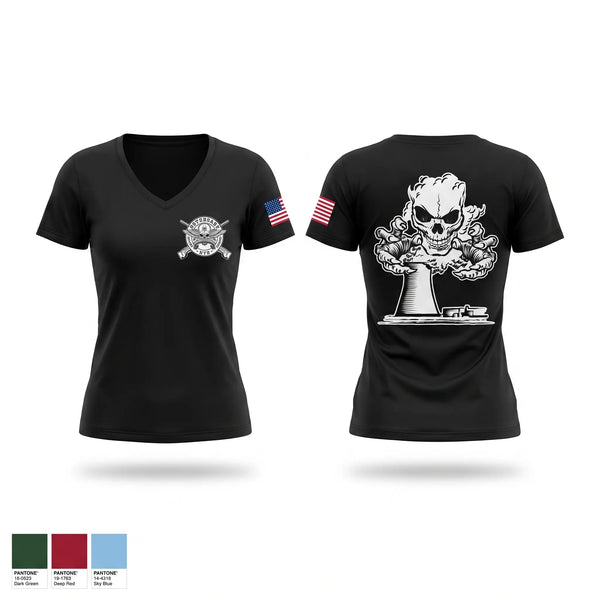 Womens Short Sleeve Vneck Shirt, Salem Hope Creek Adversaries, Police, Teamtime, Team time, sublimation, custom sports apparel, team uniforms, spirit wear, spiritwear, sports uniforms, custom shirts, team store, custom team store, fundraiser sports, apparel fundraiser