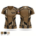 USS Truxtun DDG 103 Women's Short Sleeve V-neck Shirt - 1