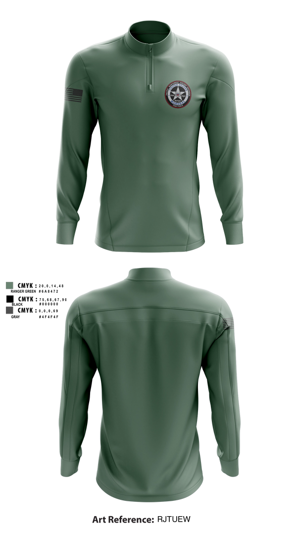Quarter Zip Jacket, US Marshals PNVOTF, Police, Teamtime, Team time, sublimation, custom sports apparel, team uniforms, spirit wear, spiritwear, sports uniforms, custom shirts, team store, custom team store, fundraiser sports, apparel fundraiser