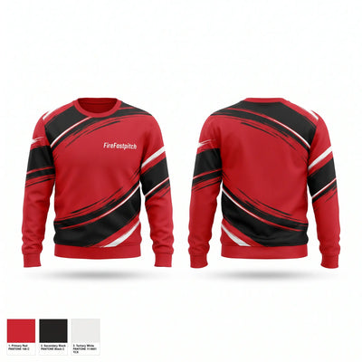 Fire-Fastpitch Crew Neck Sweatshirt - 2