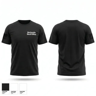 Old School Cotton Feel Shirt, Martinsville Sheriff Office, Police, Teamtime, Team time, sublimation, custom sports apparel, team uniforms, spirit wear, spiritwear, sports uniforms, custom shirts, team store, custom team store, fundraiser sports, apparel fundraiser