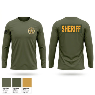 Long Sleeve Performance Shirt, Costilla County Sheriff Office, Police, Teamtime, Team time, sublimation, custom sports apparel, team uniforms, spirit wear, spiritwear, sports uniforms, custom shirts, team store, custom team store, fundraiser sports, apparel fundraiser