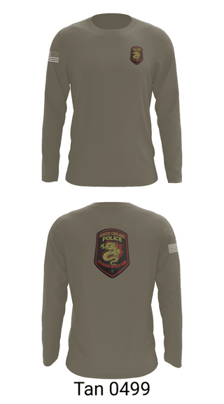 Long Sleeve Performance Shirt, North Chicago Defensive Tactics, Police, Teamtime, Team time, sublimation, custom sports apparel, team uniforms, spirit wear, spiritwear, sports uniforms, custom shirts, team store, custom team store, fundraiser sports, apparel fundraiser