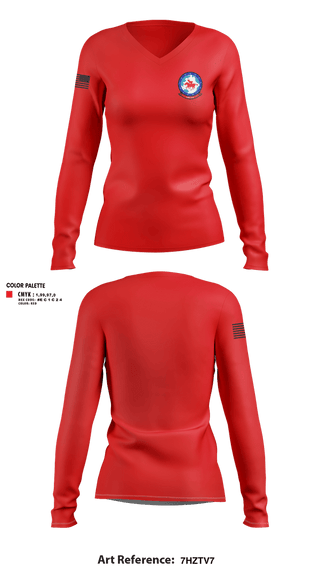 Womens Long Sleeve Vneck Shirt, VR-55, Navy, Teamtime, Team time, sublimation, custom sports apparel, team uniforms, spirit wear, spiritwear, sports uniforms, custom shirts, team store, custom team store, fundraiser sports, apparel fundraiser