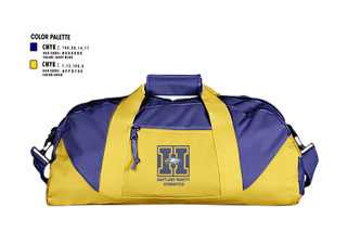Duffle Bag, Hartland Varsity Gymnastics, Spirit Store, Teamtime, Team time, sublimation, custom sports apparel, team uniforms, spirit wear, spiritwear, sports uniforms, custom shirts, team store, custom team store, fundraiser sports, apparel fundraiser