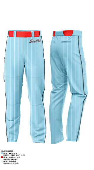 Baseball Pants, Sandlot Softball, Softball, Teamtime, Team time, sublimation, custom sports apparel, team uniforms, spirit wear, spiritwear, sports uniforms, custom shirts, team store, custom team store, fundraiser sports, apparel fundraiser
