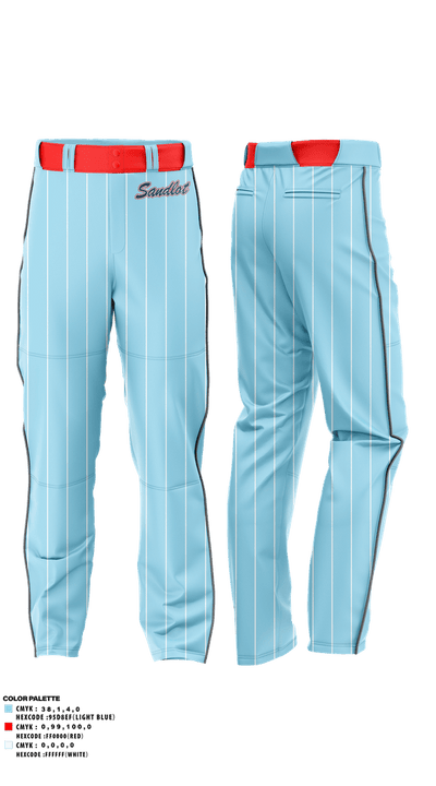 Sandlot Softball 88782215 Baseball Pants - 2