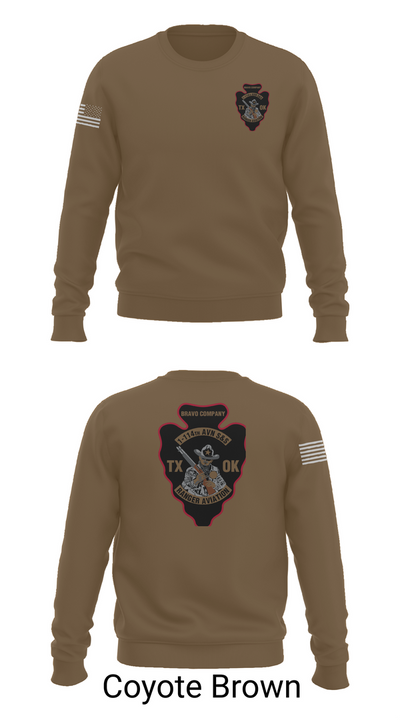 B CO 1-114TH AVN S&S 16112199 Crew Neck Sweatshirt - 5
