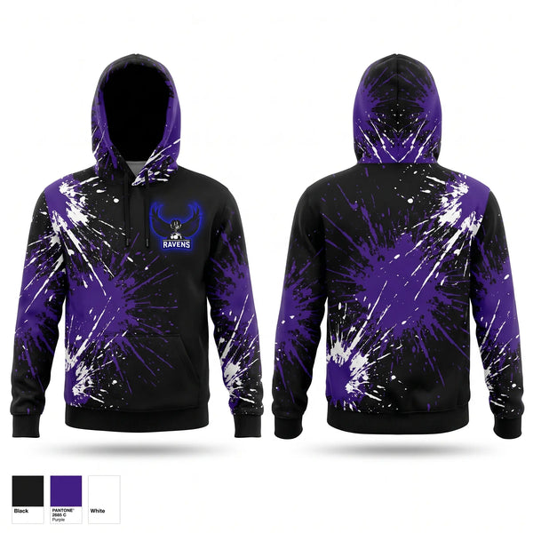 Hoodie, Lady Ravens, Women's Soccer, Teamtime, Team time, sublimation, custom sports apparel, team uniforms, spirit wear, spiritwear, sports uniforms, custom shirts, team store, custom team store, fundraiser sports, apparel fundraiser